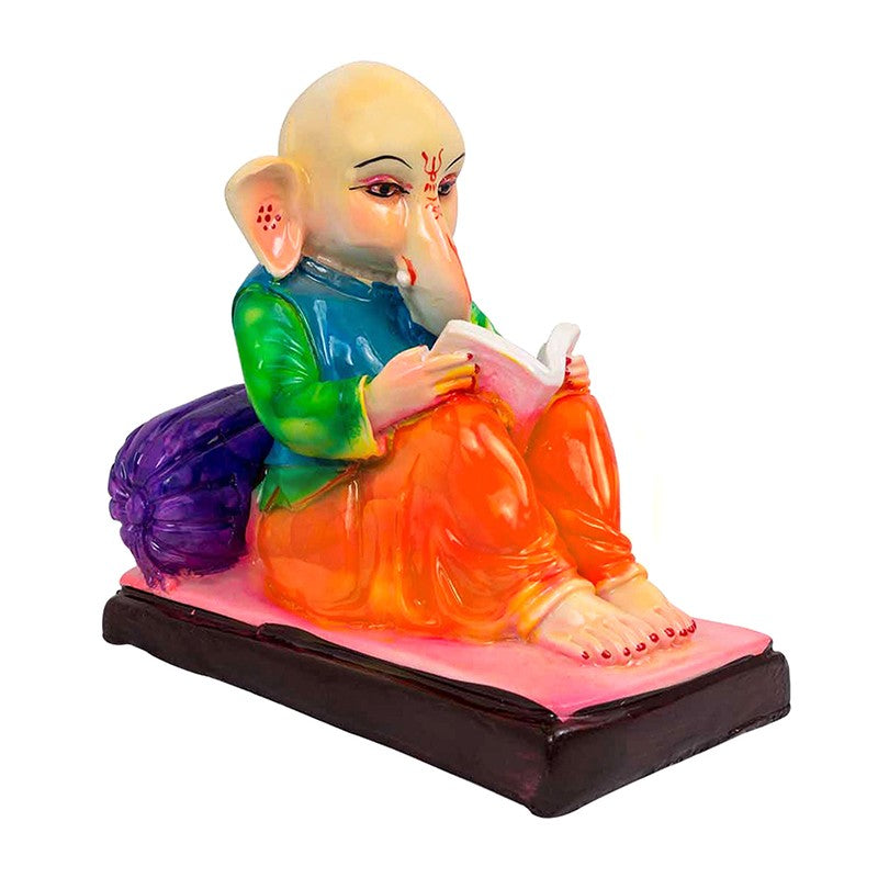 Lord Ganesha Grantha Showpiece media 3