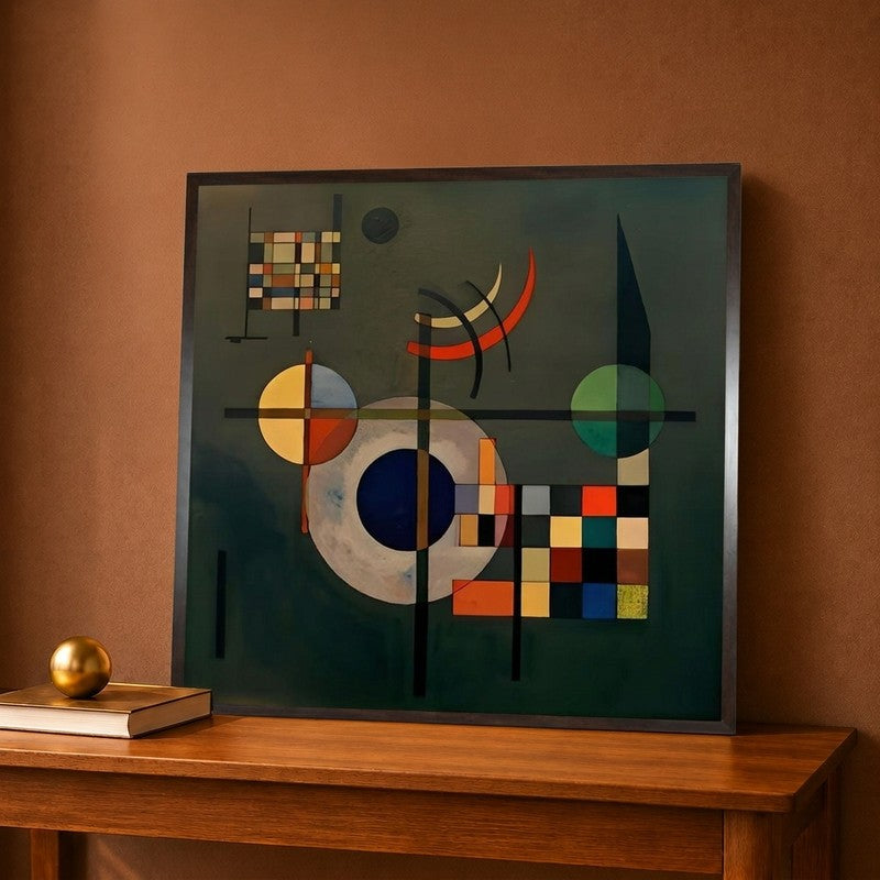Counterweights 1926 Canvas Wall Painting - 17 x 17 Inches