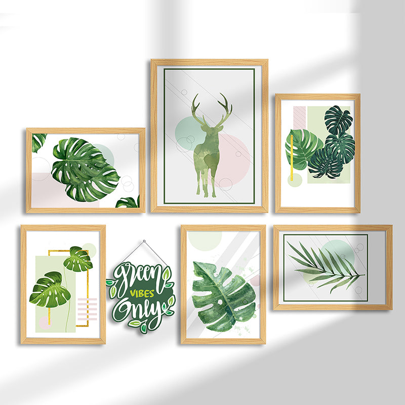 Green Vibes Wall Art - Set Of Seven media 3