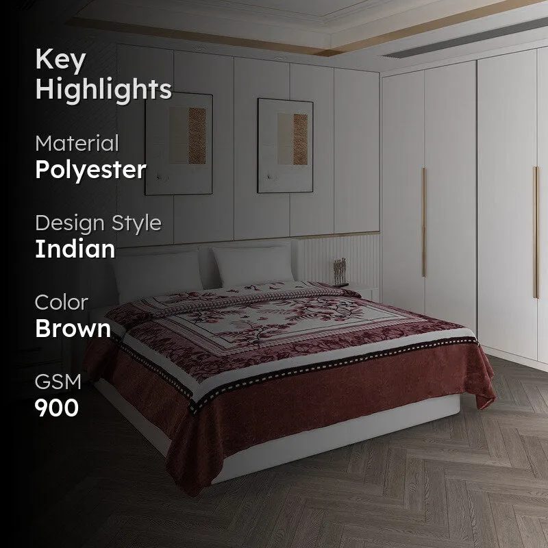 Monte Carlo Crimson Cascade Blanket - 900 GSM media 2