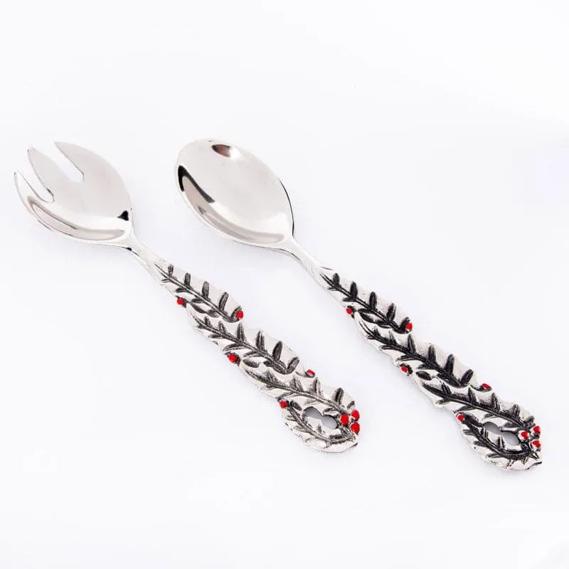 Bruna Twist Salad Spoon - Set Of Two media 5