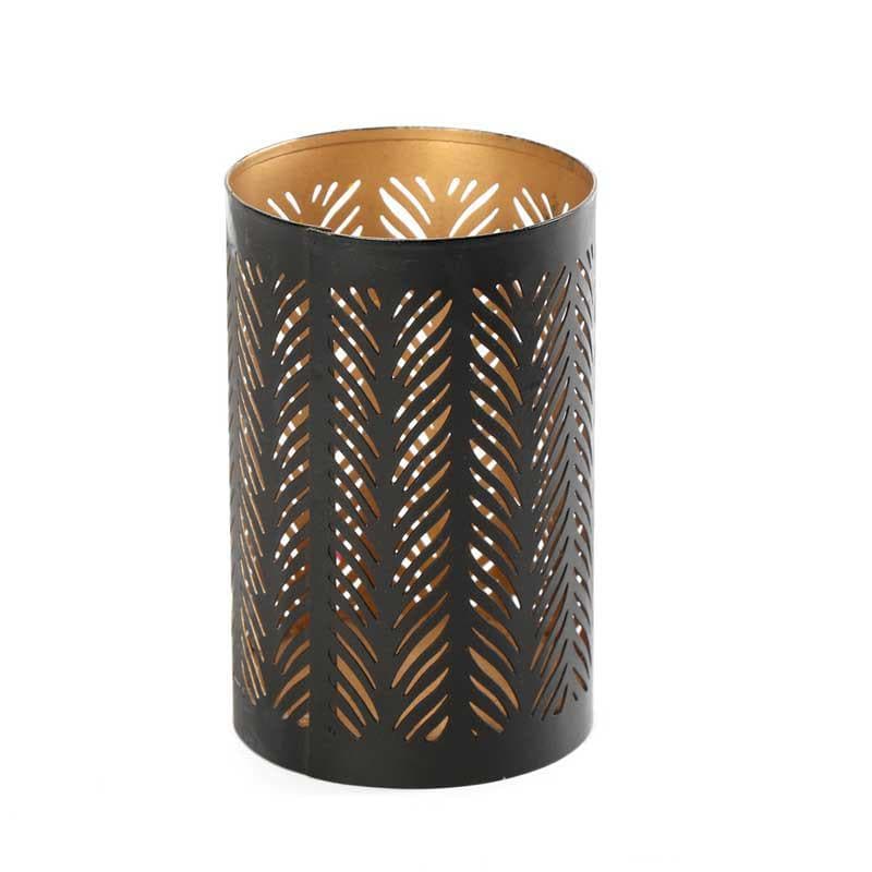 Black Mesh Narrow Tealight Candle Holder media 3