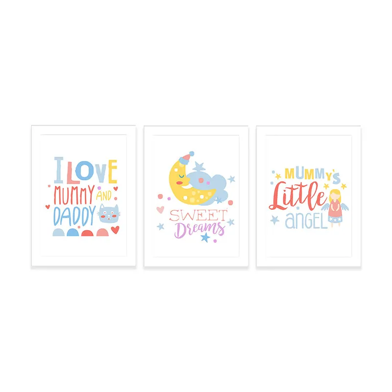 Little Angel Wall Art - Set Of Three media 3
