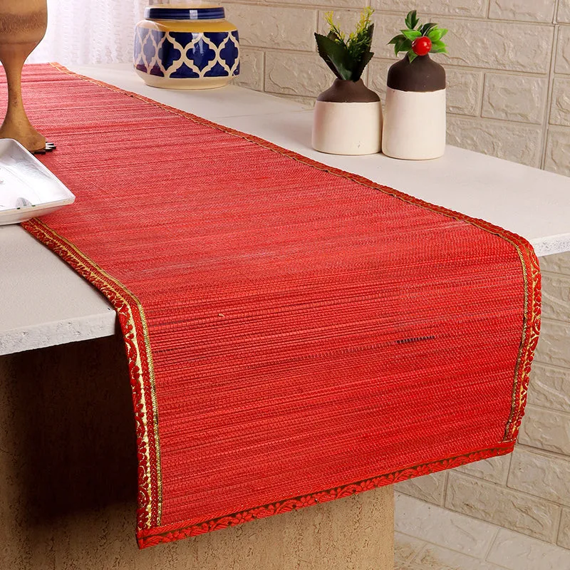 Eco Sip Bamboo Table Runner - Red media 1