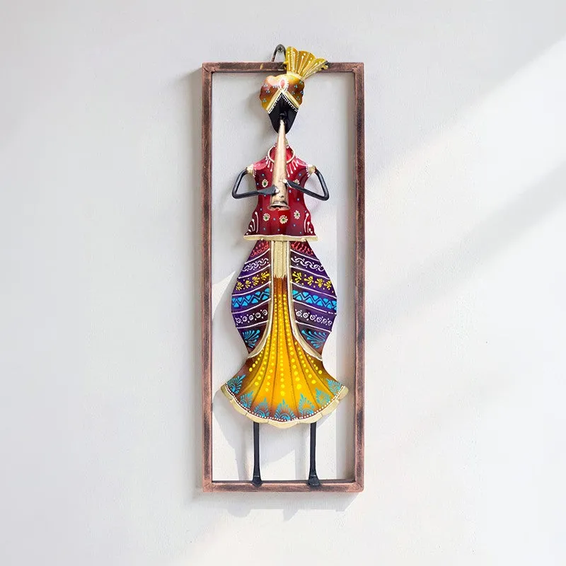 Folk Beats Handcrafted Metal Wall Accent media 5