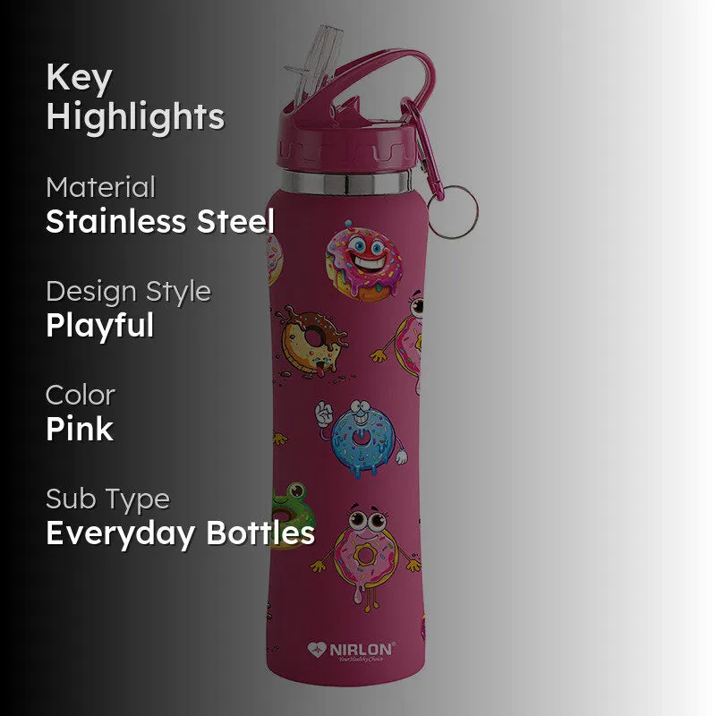 Donut Fun Sipper Water Bottle - 750 mL media 2