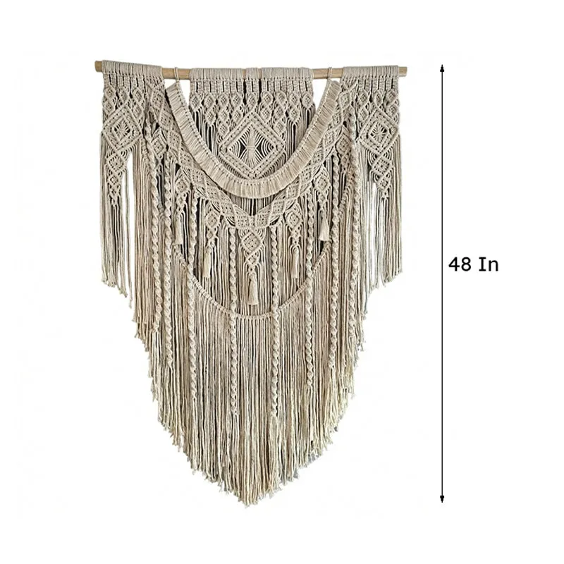 Nira Bohemian Macrame Cotton Wall Accent media 5
