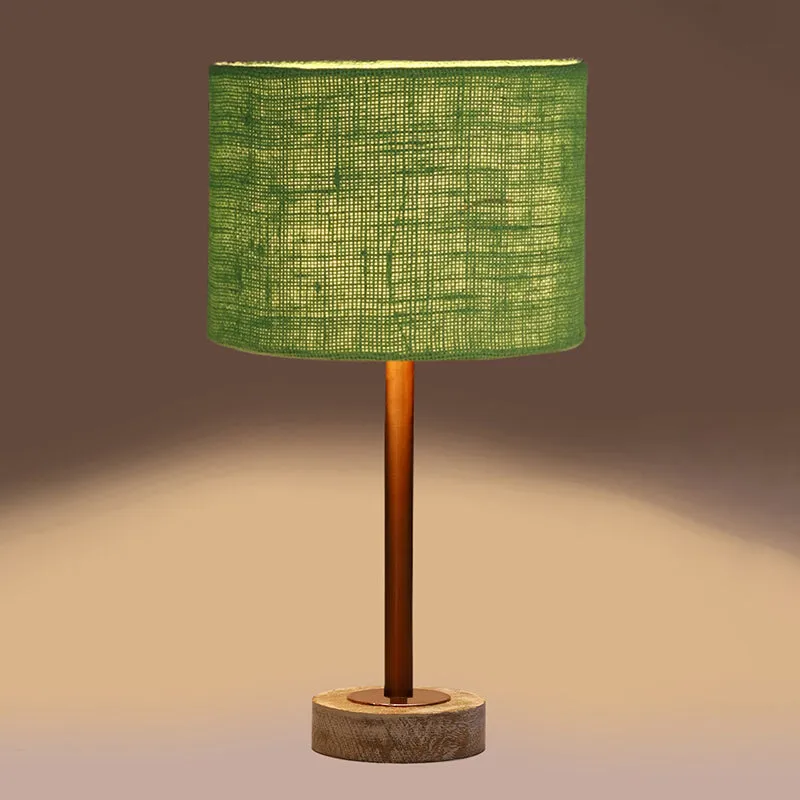Sienna I Rodin Wooden Table Lamp - Green,Copper,White media 6