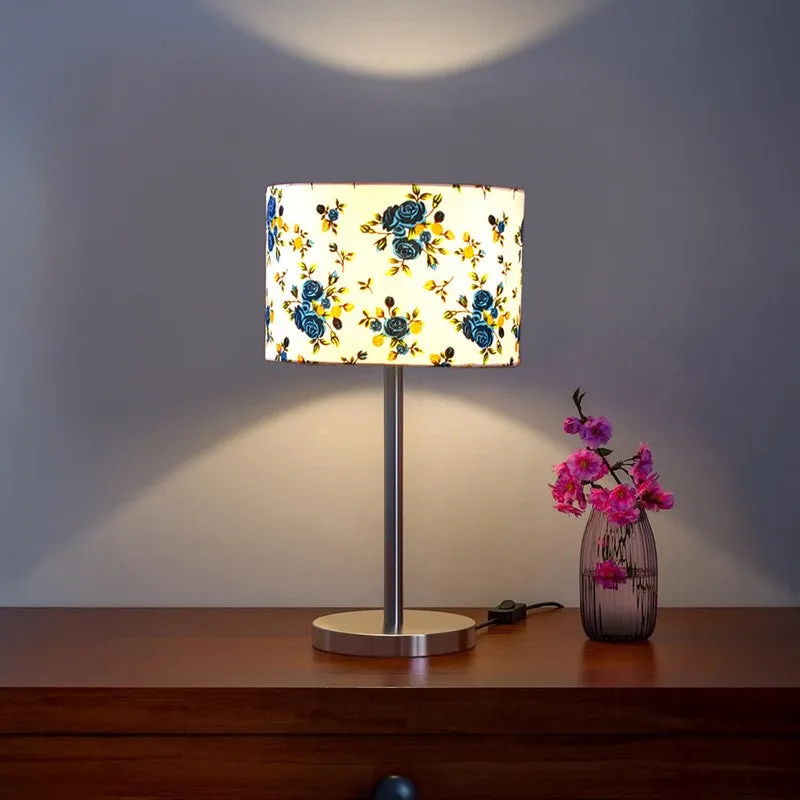 Noctra Glowon Floral Metal Table Lamp - Multicolor media 1