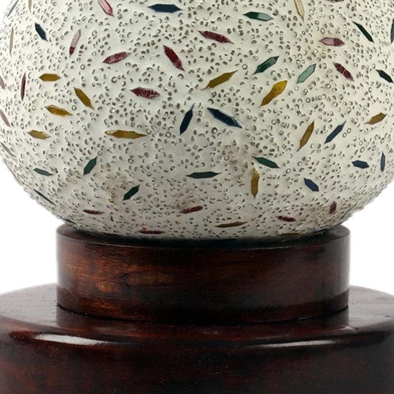 Speckly Mosaic Glass Table Lamp - Multicolor media 6