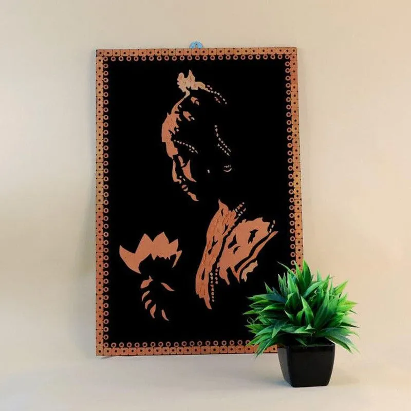 Shadow Lady Terracotta Wall Art media 1