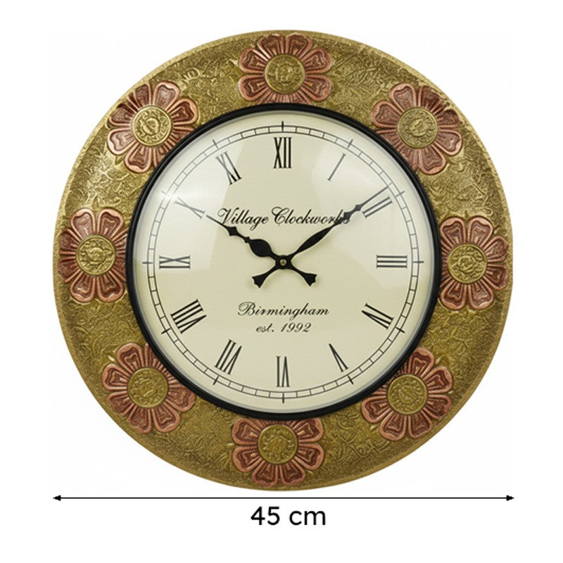 Denera Floral Wall Clock media 5