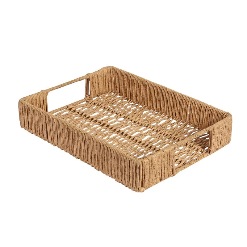 Varnika Serving Tray (Brown) - Set Of Two media 6