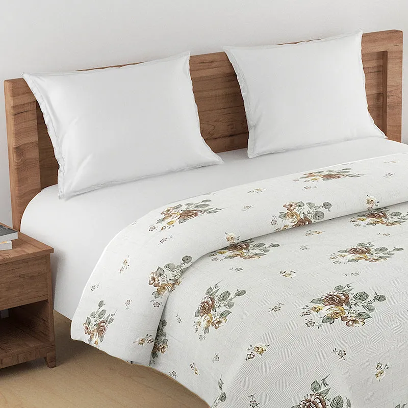 Swayam Dalila Cotton Comforter (Brown) -150 GSM media 5
