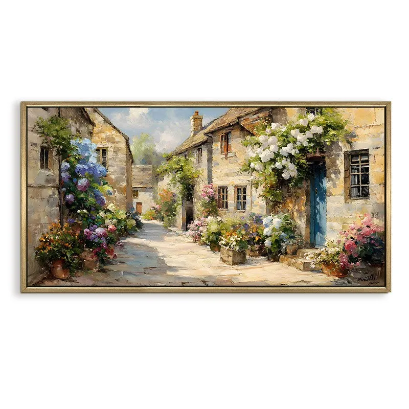 European Bloom Lane Cottage Wall Art media 4