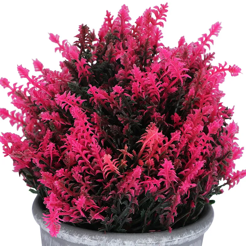 Abela Artificial Plant With Black Plastic Pot - Set Of Two media 3