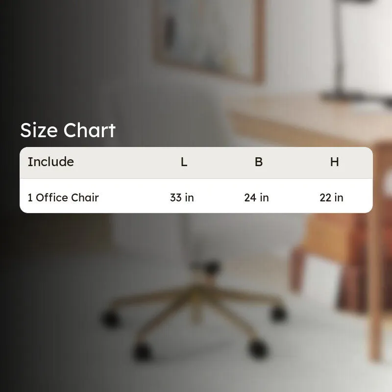 Sitessa Metal Office Chair - White media 10
