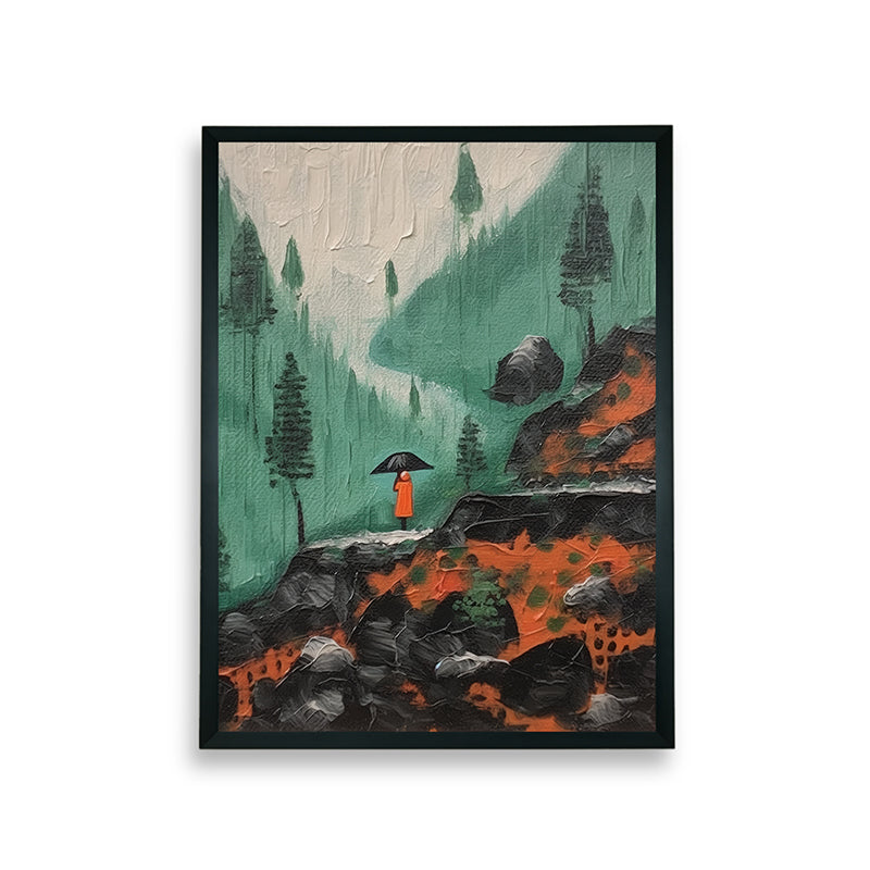 Solace Rain Canvas Wall Art media 7