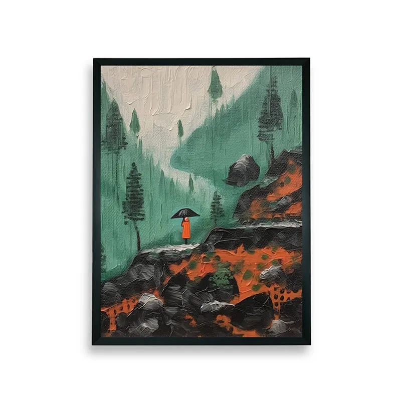 Solace Rain Canvas Wall Art media 7