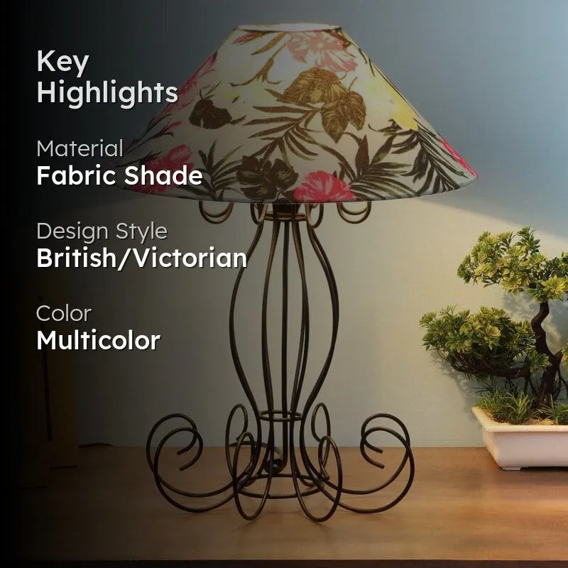 Gardensa Kaito Fabric Table Lamp - Multicolor media 2