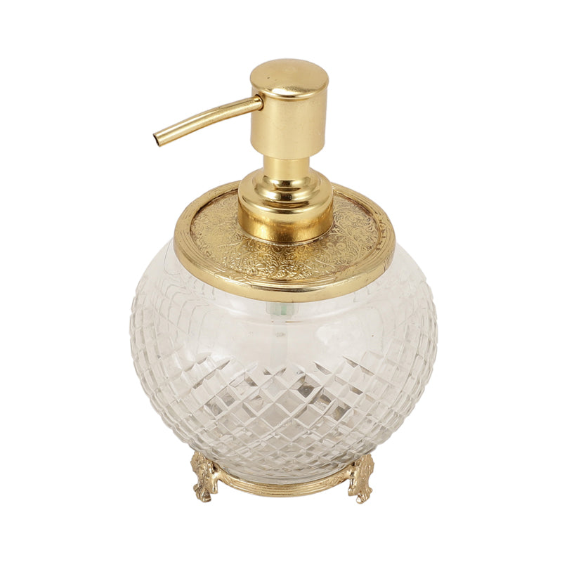 Vaira Crystal Soap Dispenser - Gold media 3