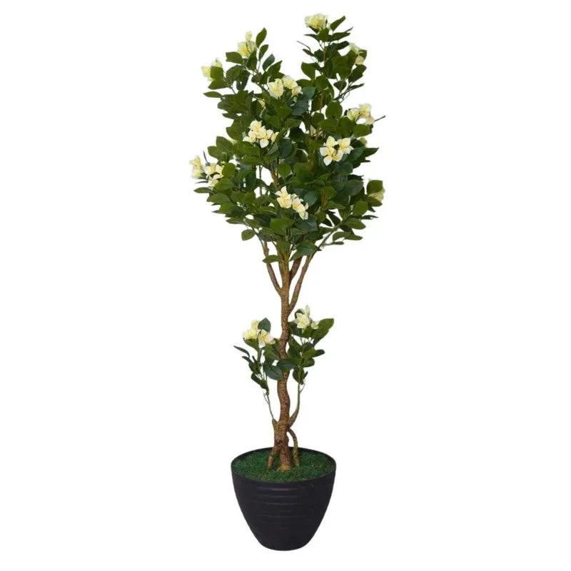 Artificial White Bougainvillea Plant Without Pot - 5.2 Feet media 6