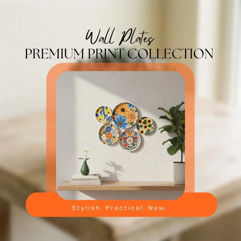 Wildflower Dream Wall Plates - Set of Five media 9