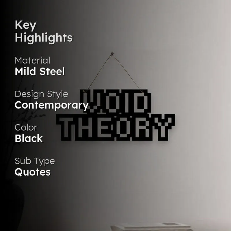 Void Theory Mild Steel Wall Accent media 2