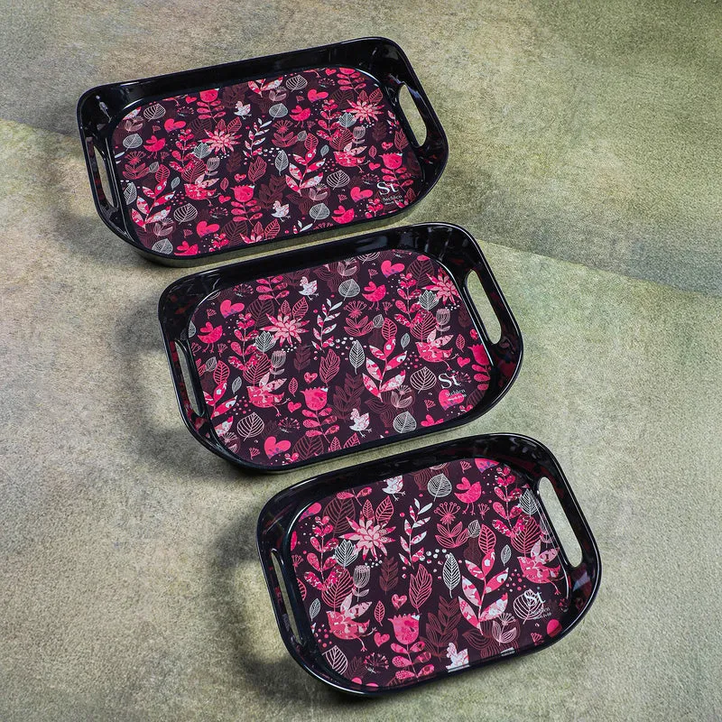 Asteria Melamine Serving Tray - Set Of Three media 4