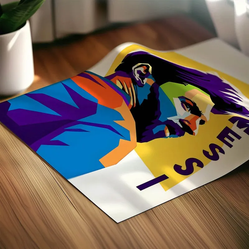 Vibrant Legend I Wall Poster media 4
