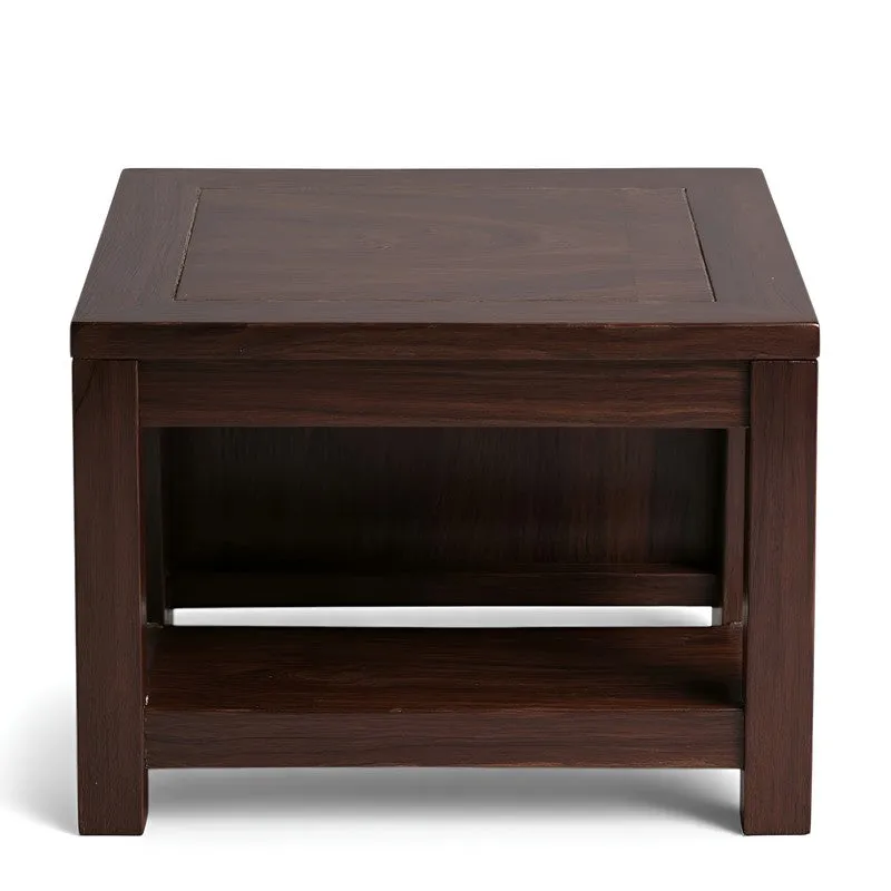 Corvex Sheesham Wooden Center Table - Brown media 4
