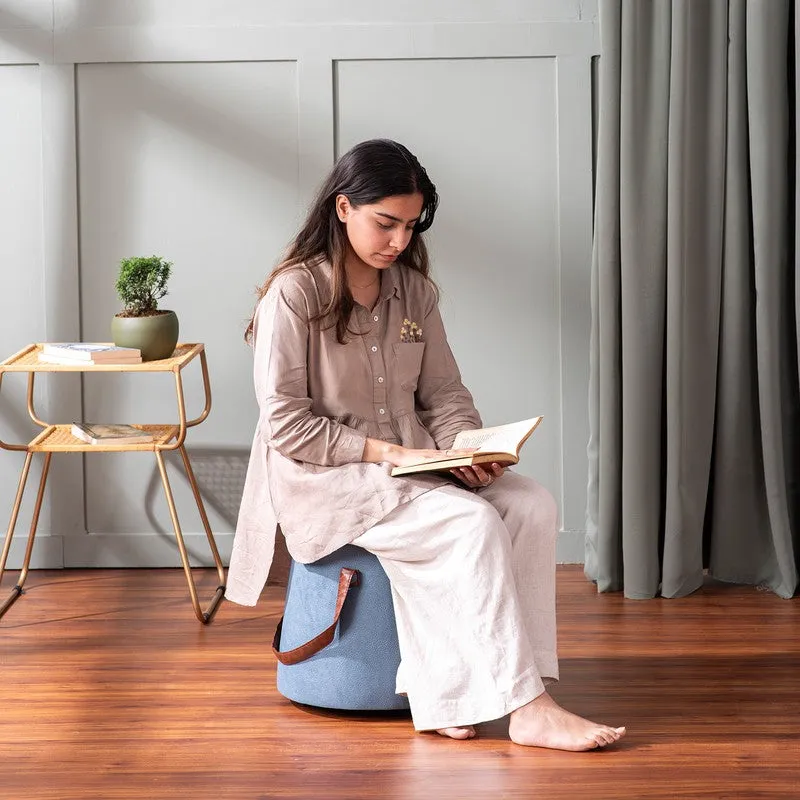 Warm Lounge Pouffe - Blue media 8