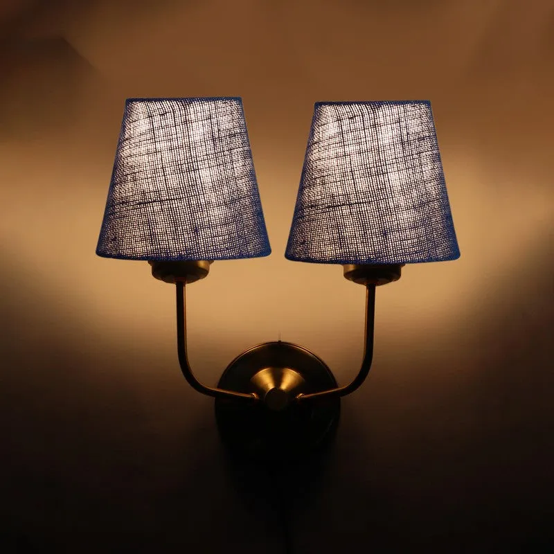 Lumoire Duo Cone Metal Wall Lamp - Blue media 7