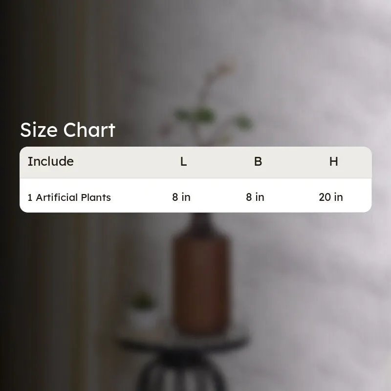 Elegant Magnolia Flower Stick For Modern Spaces - Brown media 6