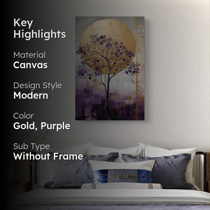 Purple Night Wall Painting media 2