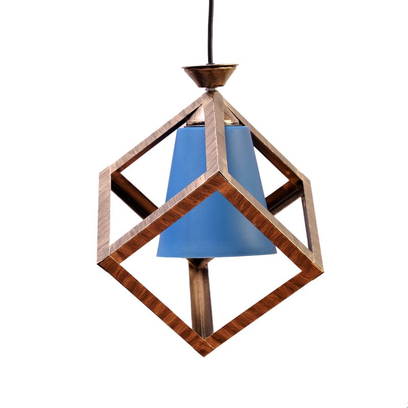 Blush Aura PVC Ceiling Lamp - Blue media 5