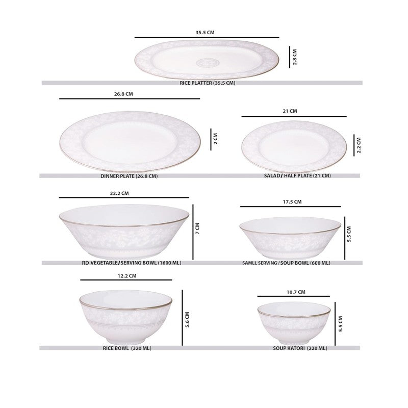 Noritake Nocturne Haven Dinner Set - Thirty Seven Piece Set media 10