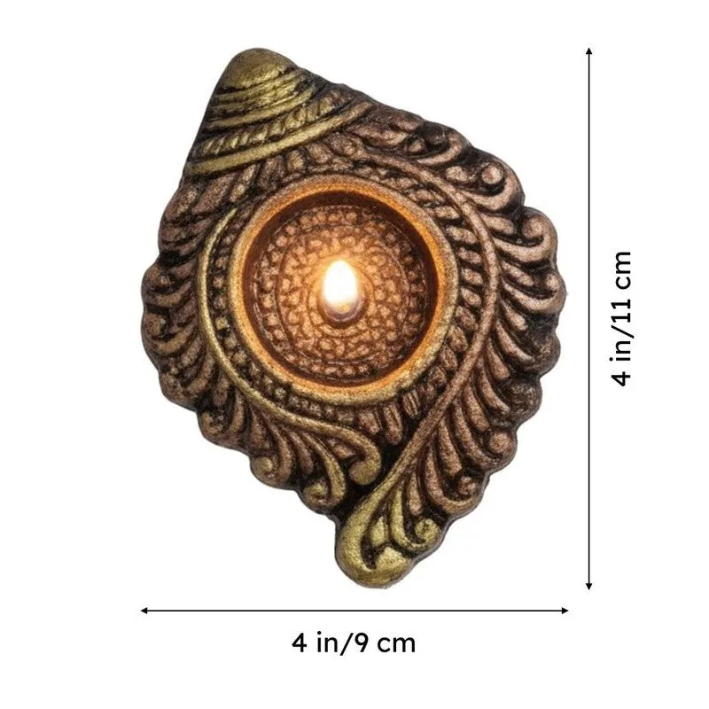 Blush Lotus Diya - Set Of Four media 10