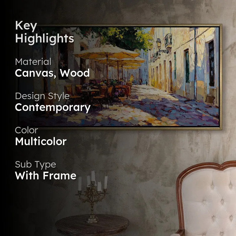 Solitude Canvas Wall Painting With Frame media 2