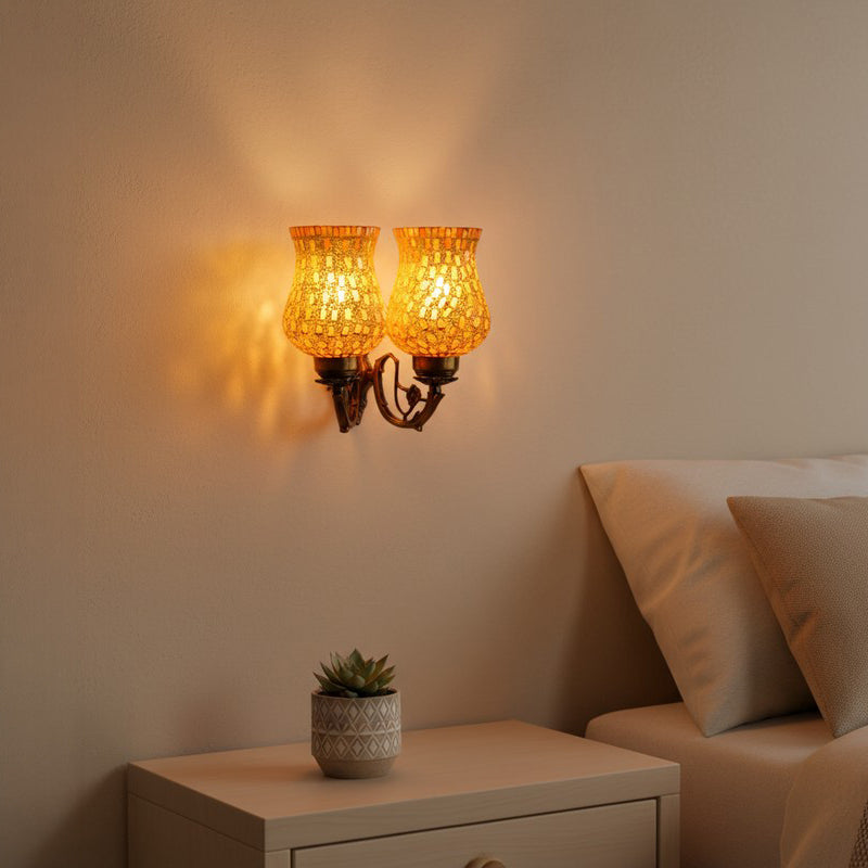 Golden Beam Iron Wall Lamp