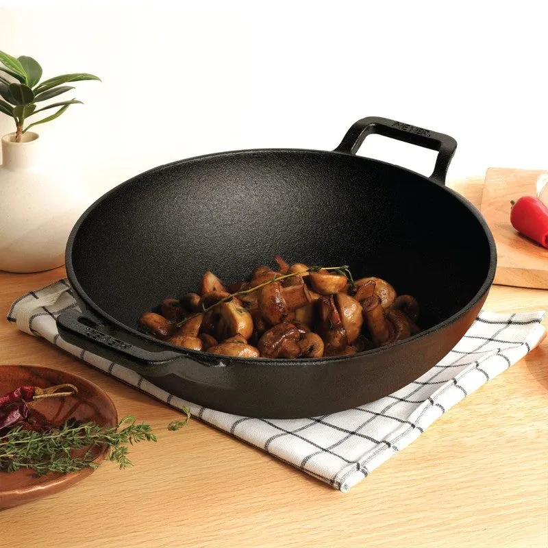 Meyer Cast Iron Kadhai - 2500 mL media 1