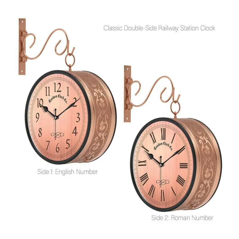 Antiquera Double Sided Wall Clock media 4