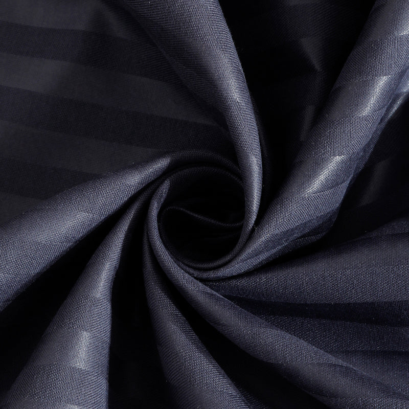 AbstroLoom Poly Cotton Diwan Set (Midnight Blue) - Six Piece Set media 4