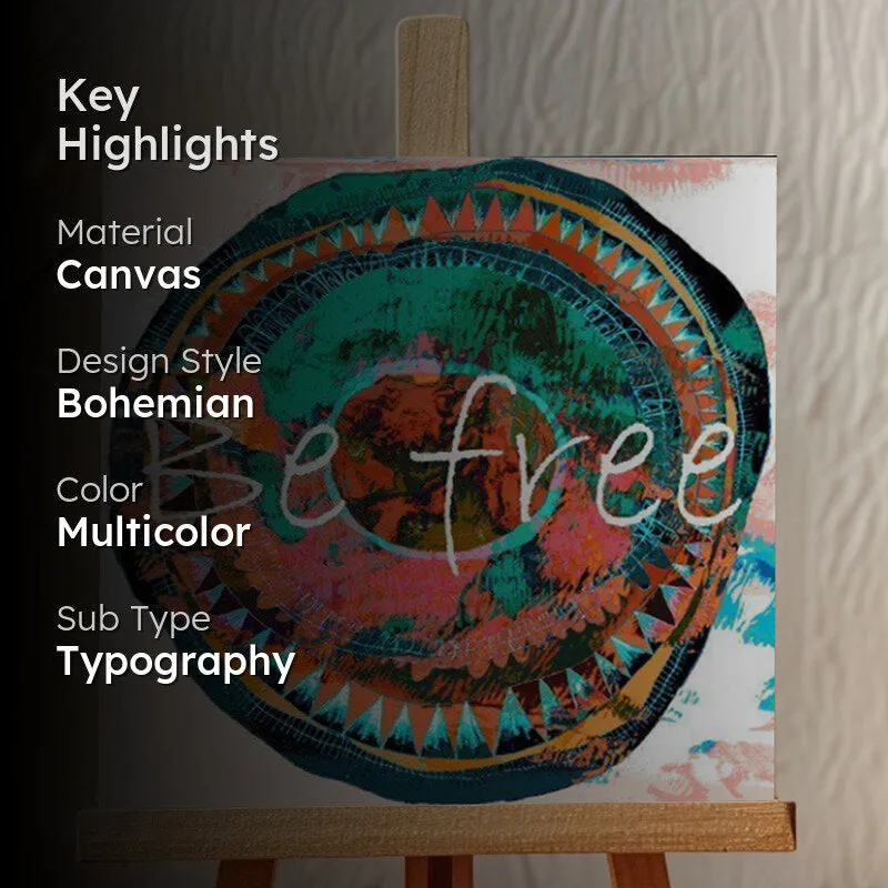 Be Free Canvas Showpiece media 2
