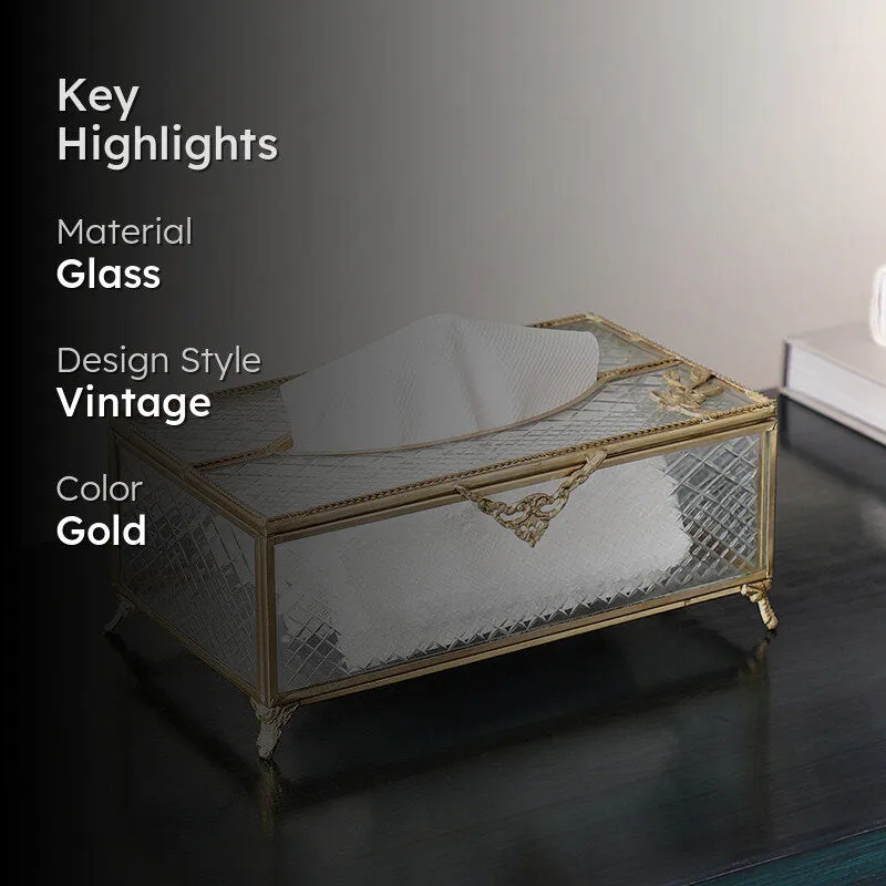 Adorna Tissue Holder - Gold media 2