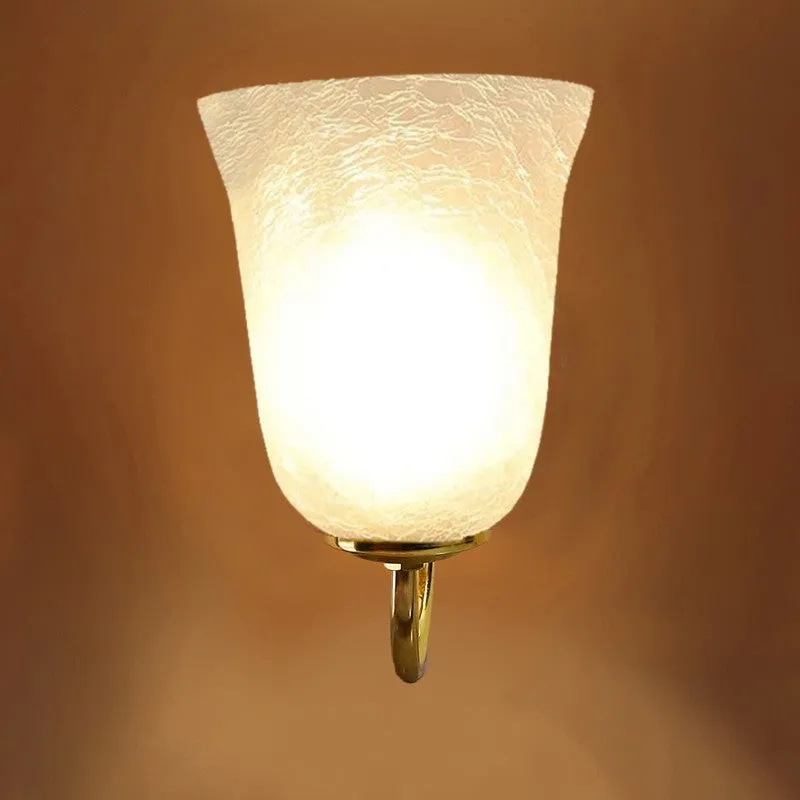 Crystal Bloom Golden Tilt Glass Wall Lamp media 7