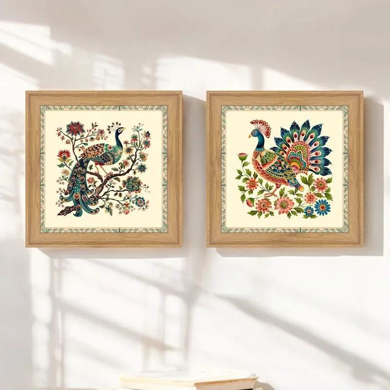 Mayura Ethnika Wall Art - Set Of Two media 4