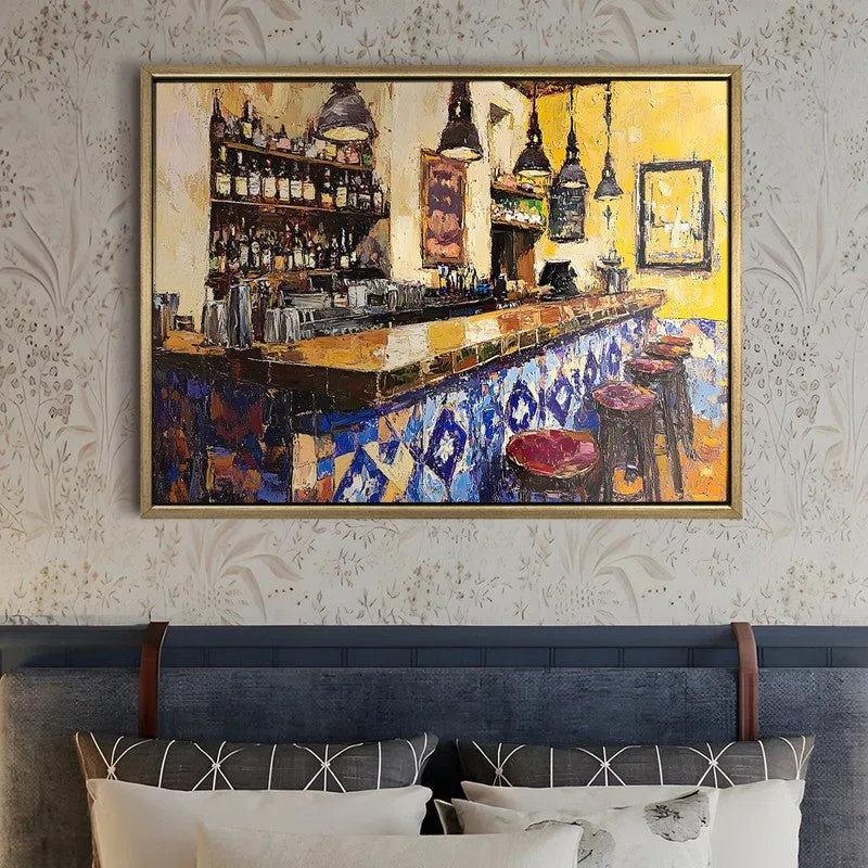Rhythmic Canvas Wall Painting With Frame media 5