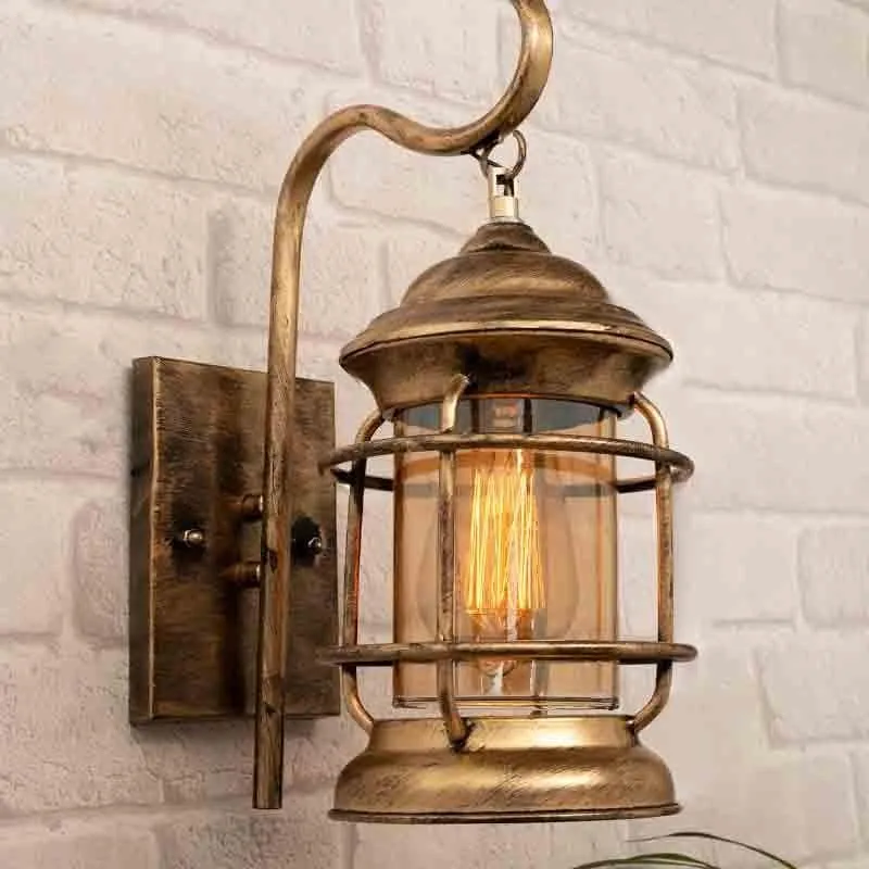 Shahi Darbar Lantern Glass & Metal Lamp media 3