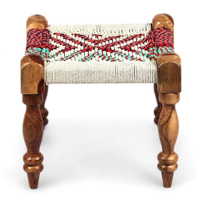 Ivrox Sheesham Wooden Bench - Multicolor media 3